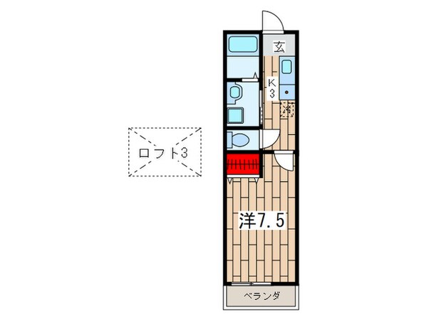 メゾンときわ堀ノ内の物件間取画像